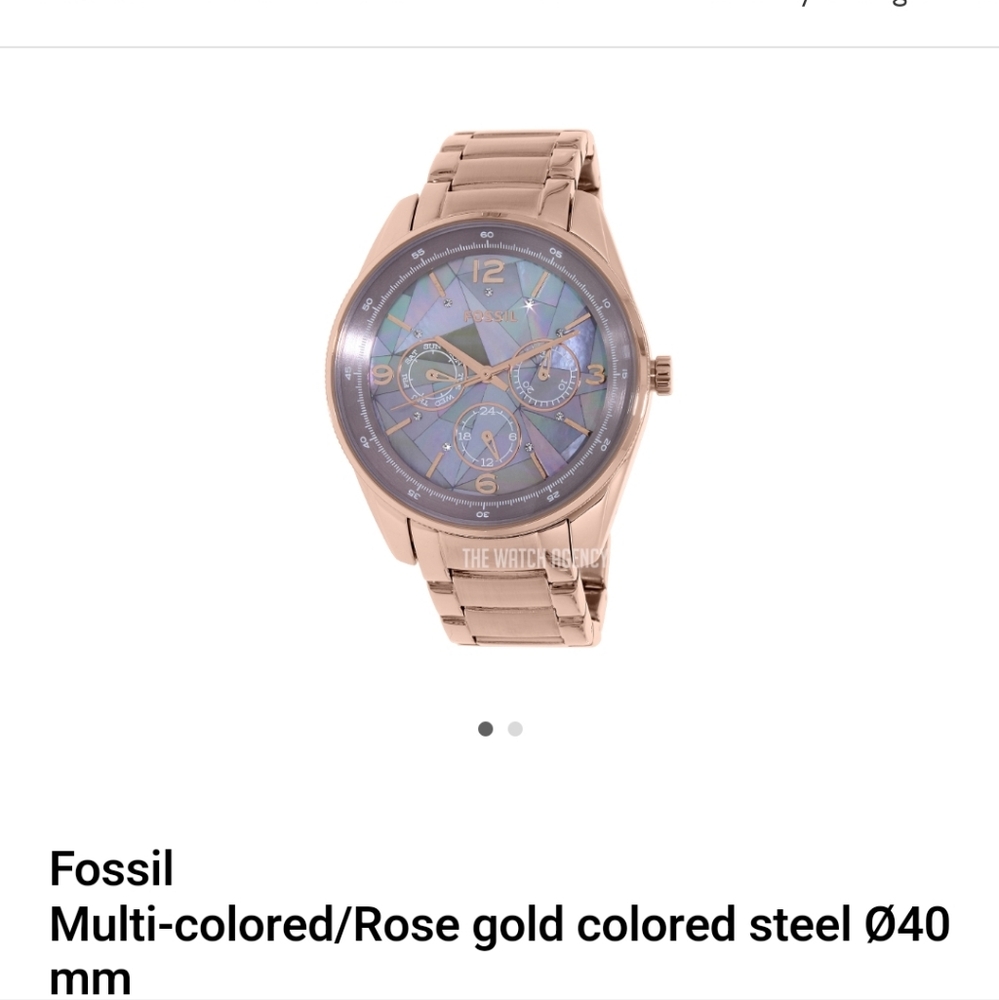Fossil - Rose Gold/Mother of Pearl Watch